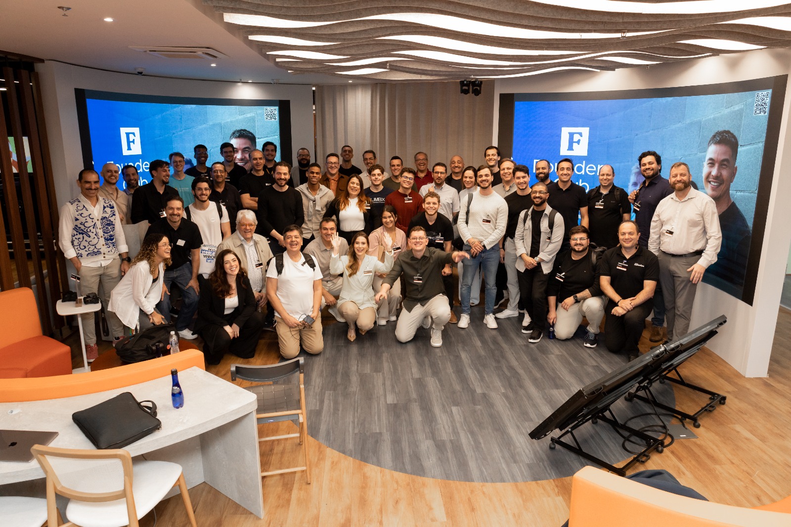 Founders reunidos no encontro On the Road São Paulo na Oracle
